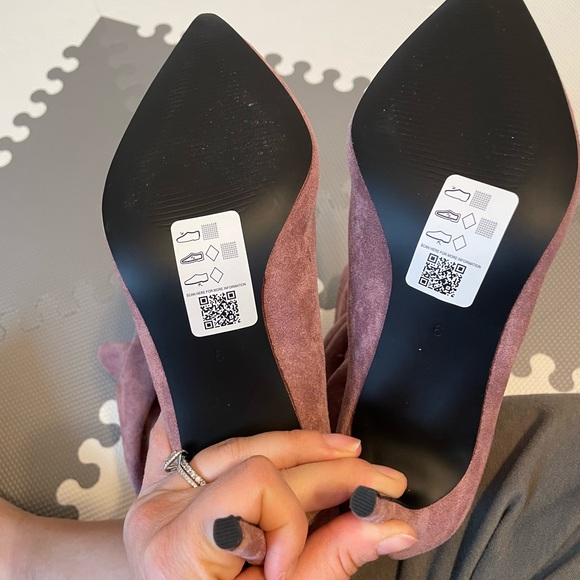 Asos dusty rose slouched boots - NEVER WORN (Size 8) - Picture 3 of 4